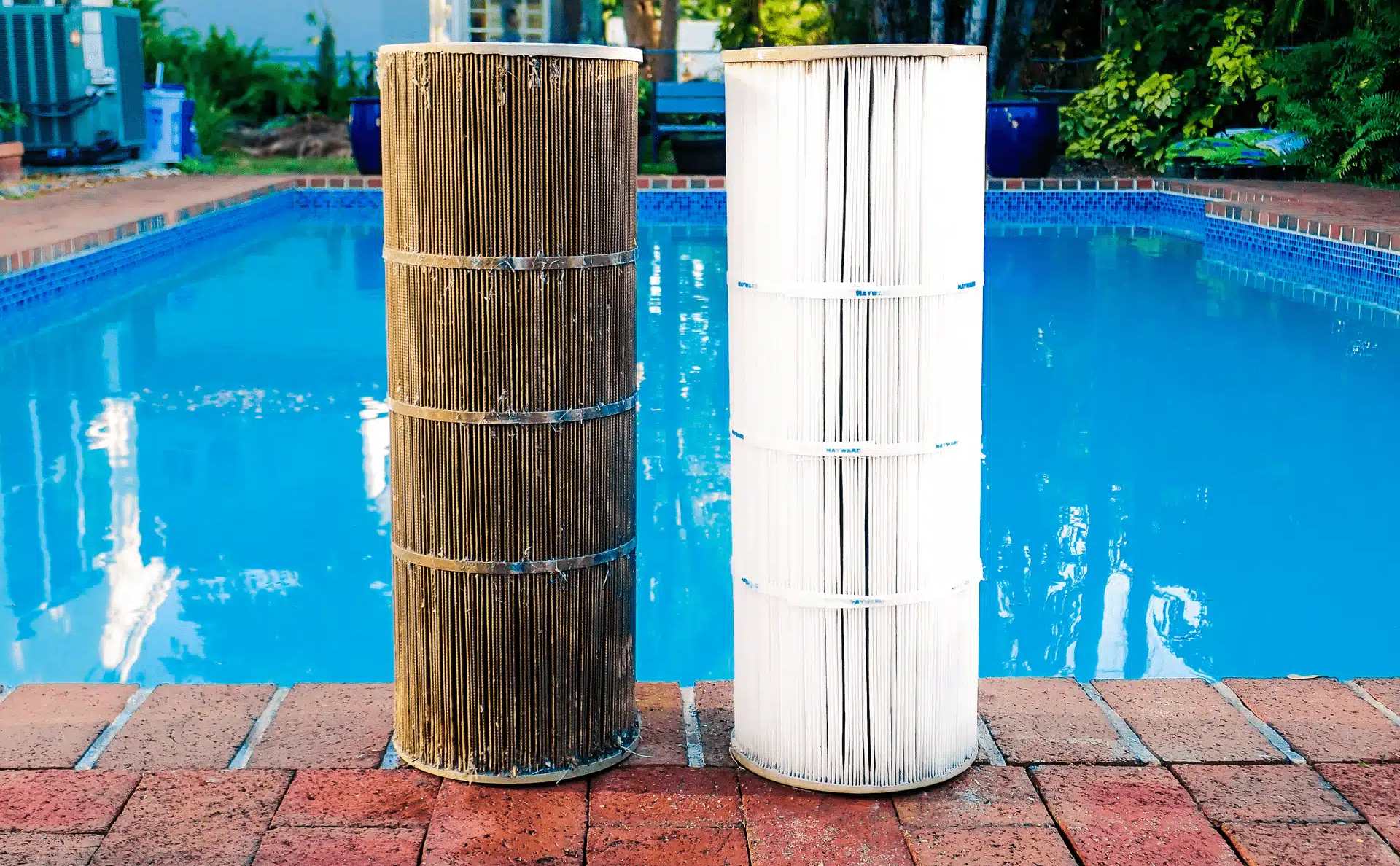 nettoyer filtre piscine vinaigre blanc