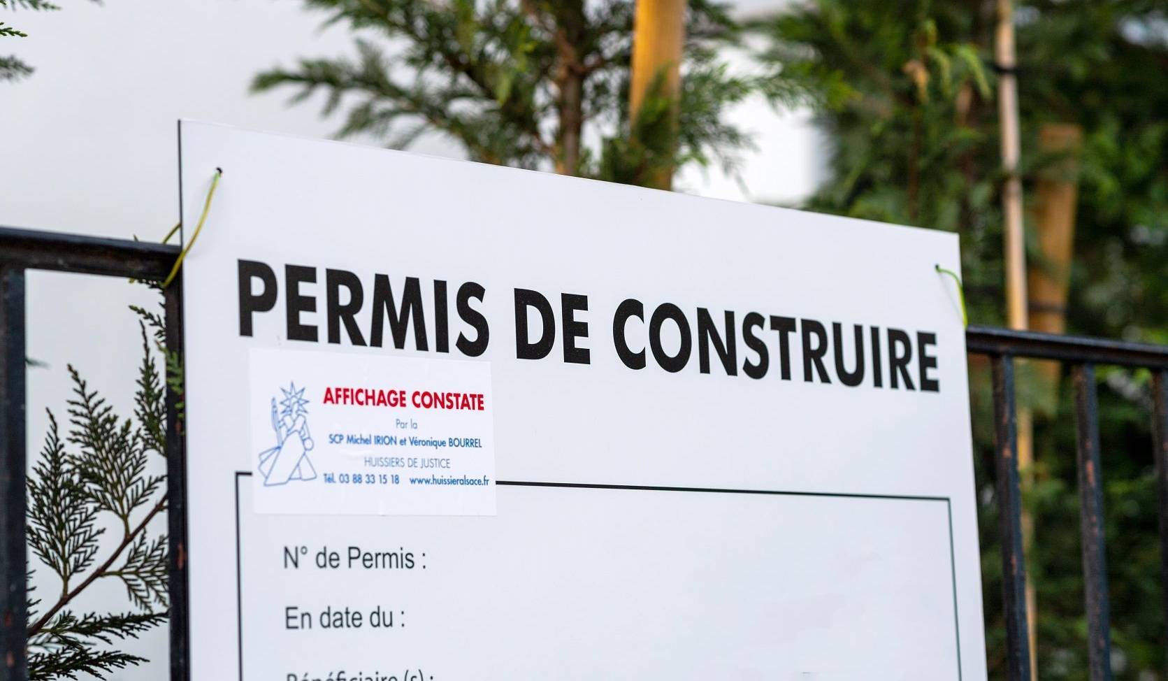 panneau construire affichage gratuit