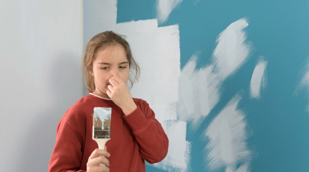 enlever odeur peinture