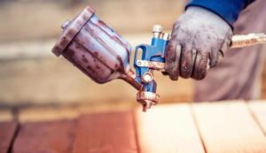 peinture pistolet ou rouleau